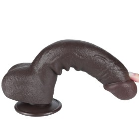 Crni Dildo sa pomerivom kožicom 9.5inch- Lvtoy00749-2